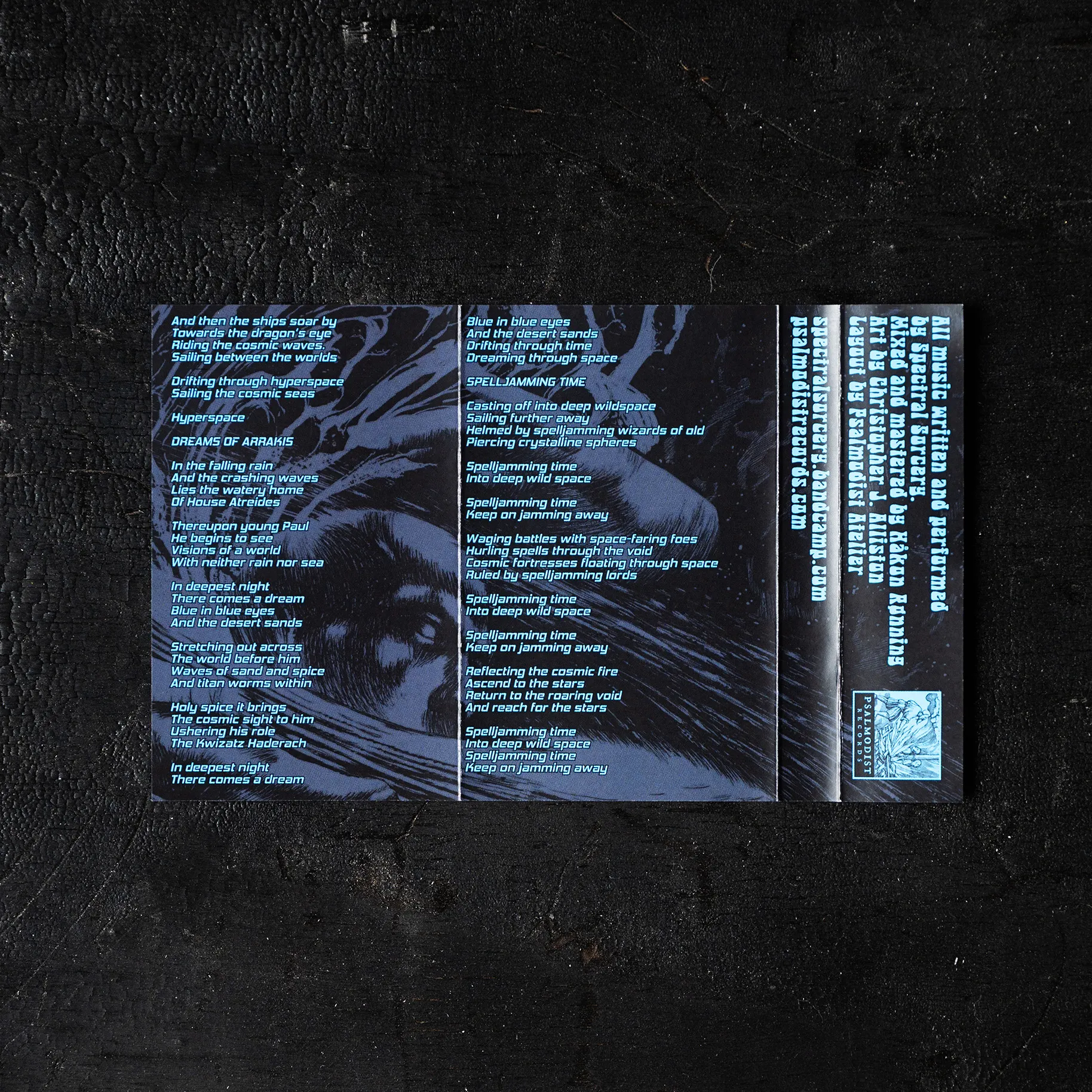 Hyperspace Odyssey cassette back cover