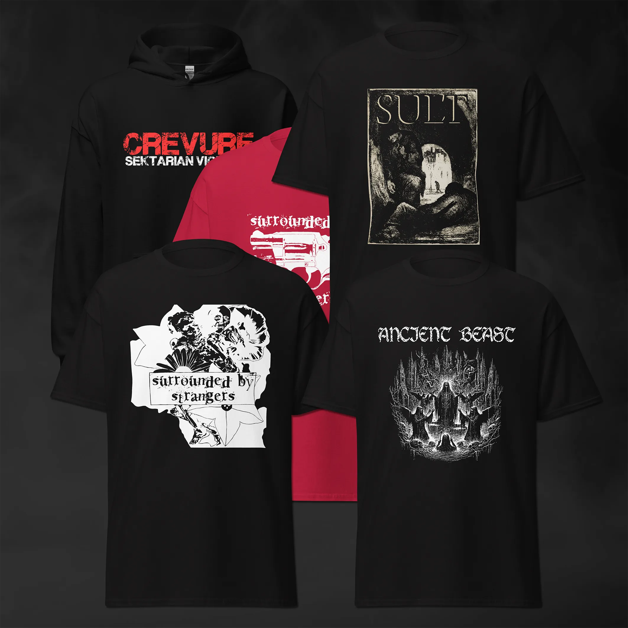 Announcing the second drop of the bands' merchandise
